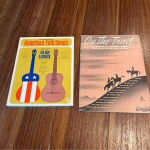 The Penguin Book Of American Folk Songs & Cowboy Songs Piano Guitar Alan Lomax